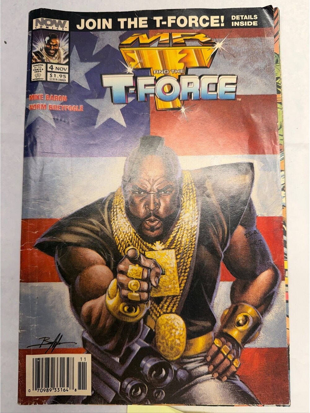 Mr. T and the T-Force #4 (1993) NOW Comics - Mike Baron & Norm Breyfogle
